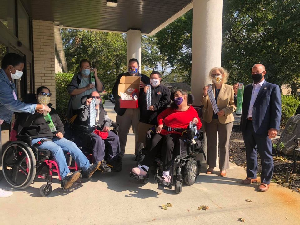 John’s Crazy Socks Cerebral Palsy Awareness Socks to Support United Cerebral Palsy of Long Island