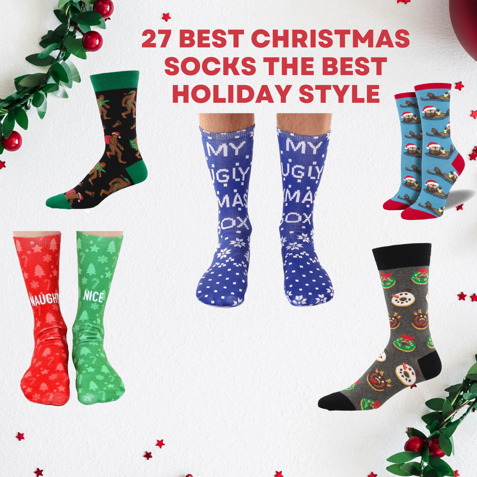 27 Best Christmas Socks The Best Holiday Style