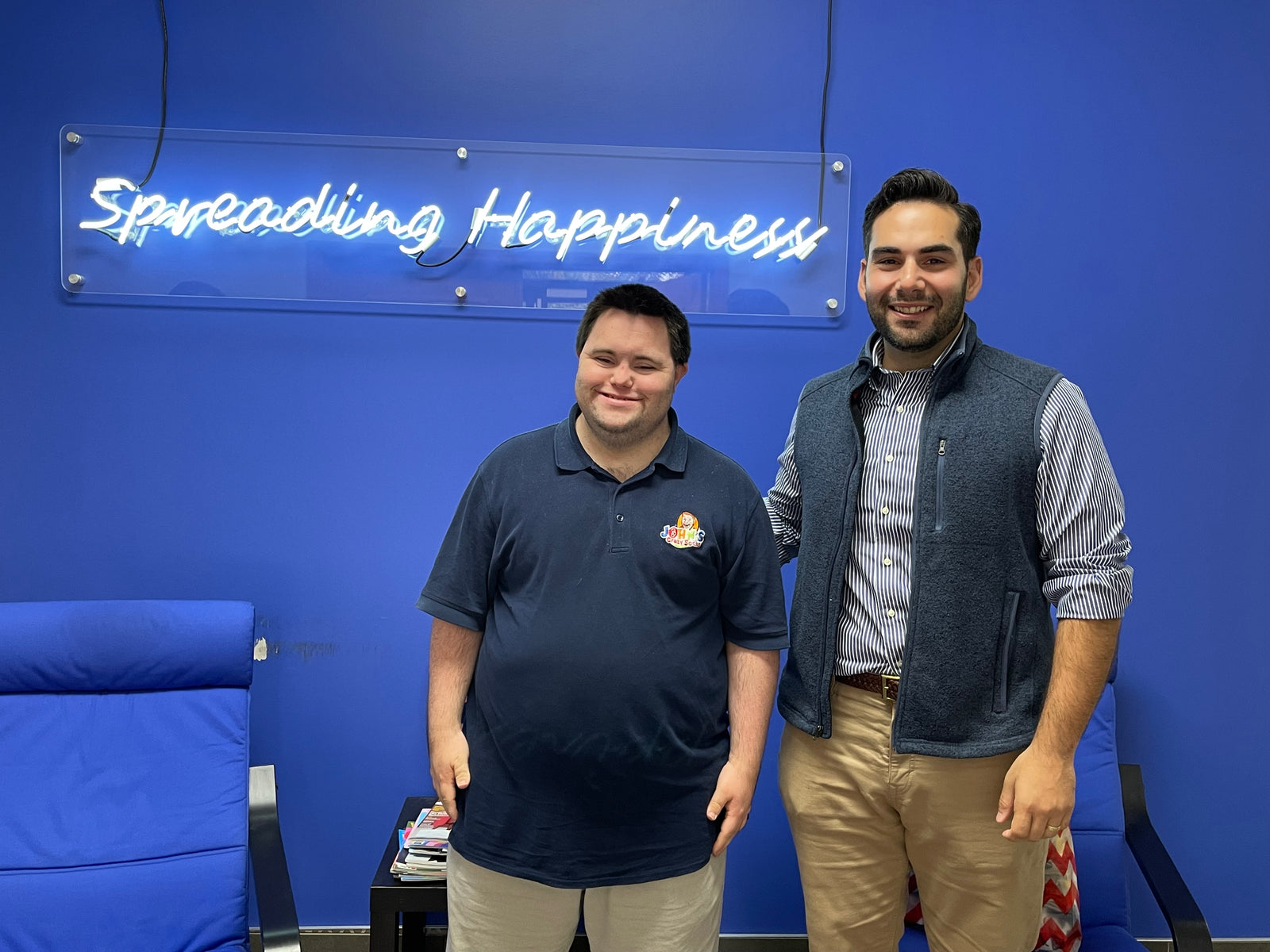 Assemblyman Jarett Gandolfo Visits John’s Crazy Socks