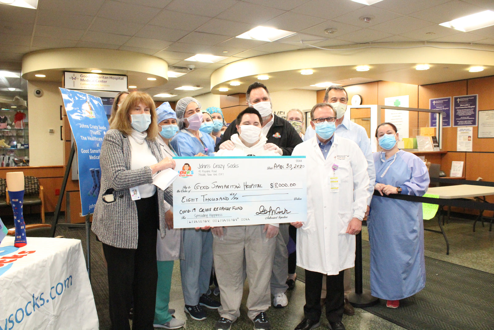 12 Days of Giving: John’s Crazy Socks Supports the Good Samaritan University Hospital