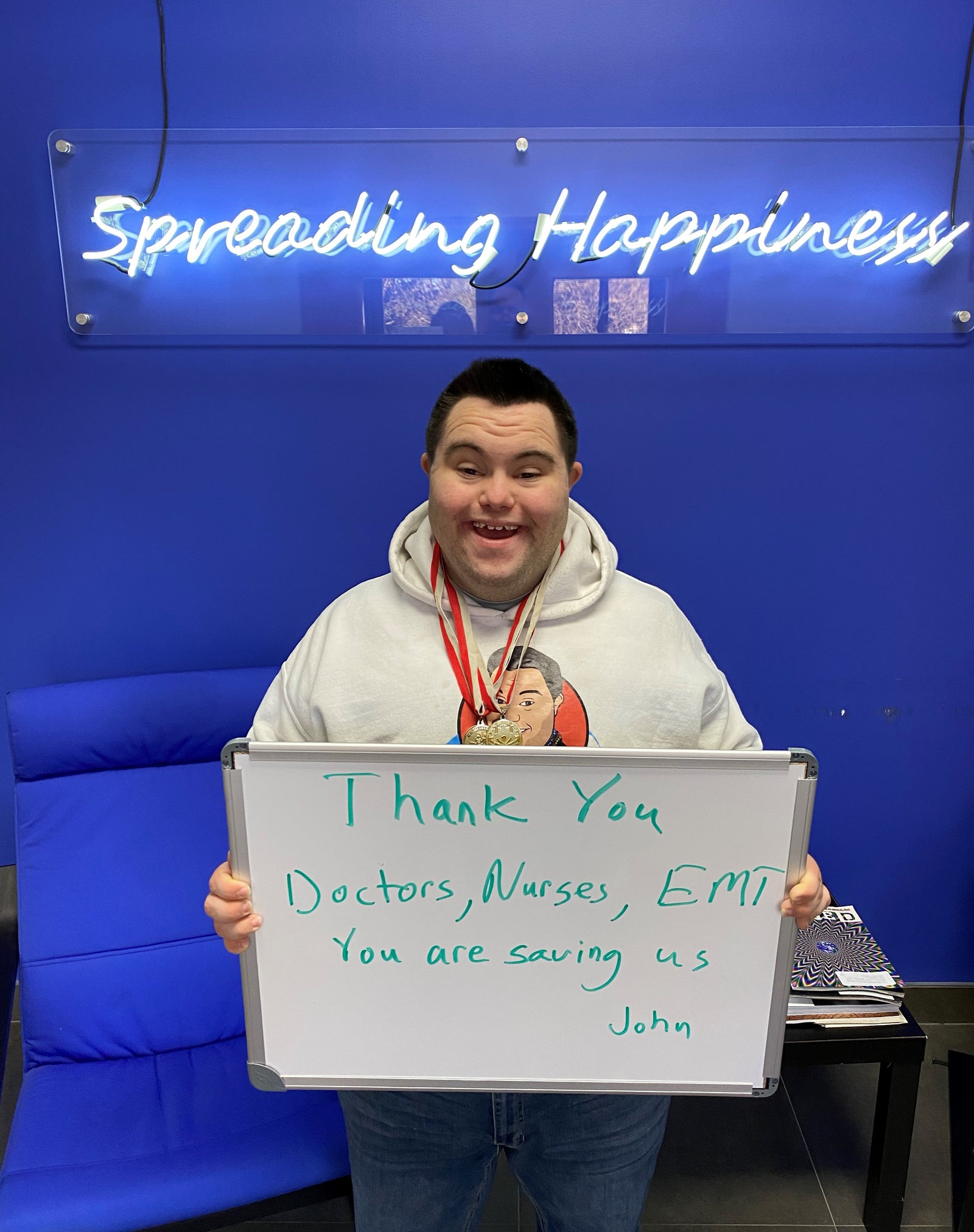 John’s Crazy Socks Teams Up with Good Samaritan Hospital Medical Center to Thank and Support Our Health Care Superheroes