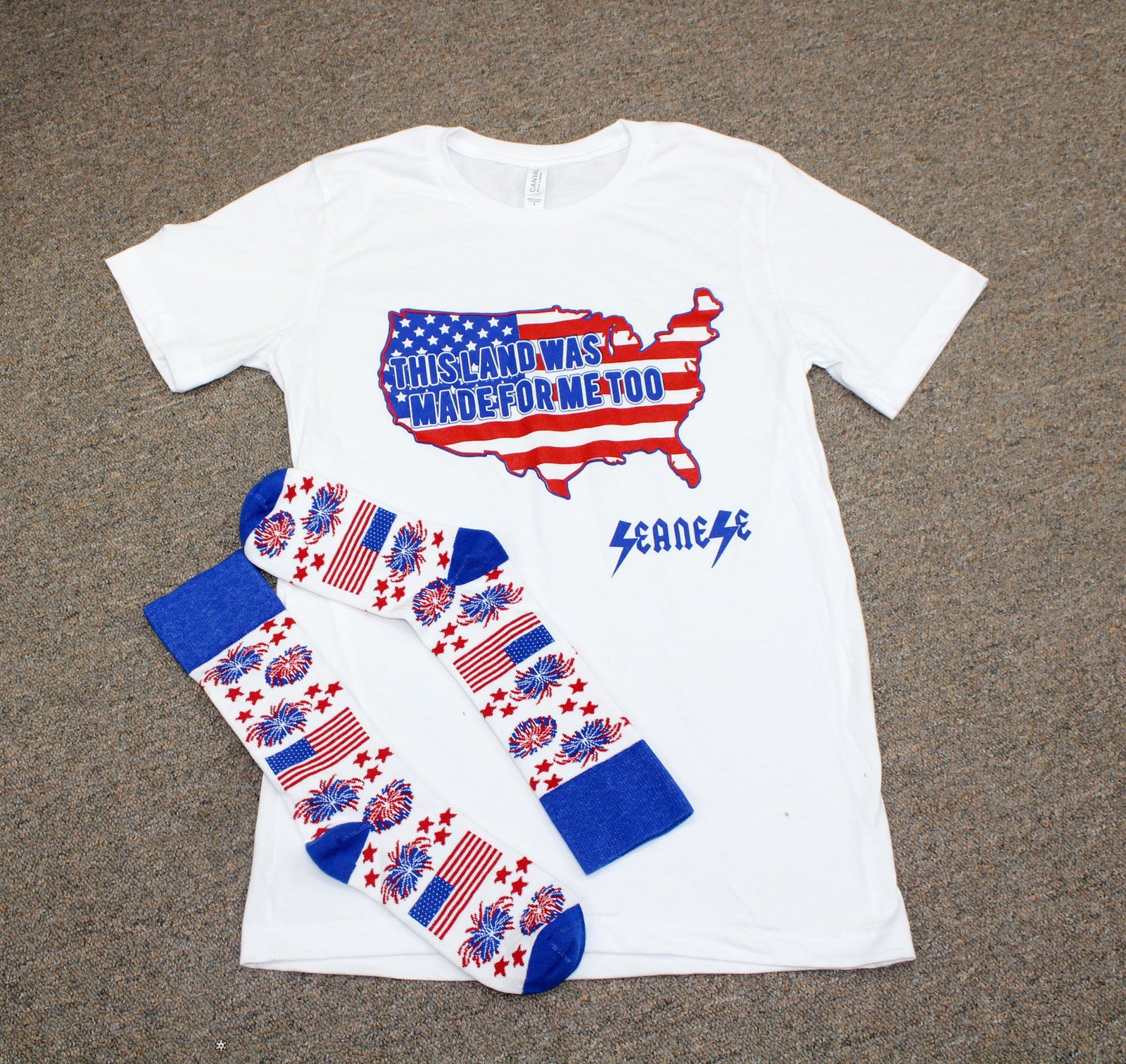 Two Entrepreneurs With Down Syndrome Collaborate on Joint Project: John’s Crazy Socks and Seanese Tee’s