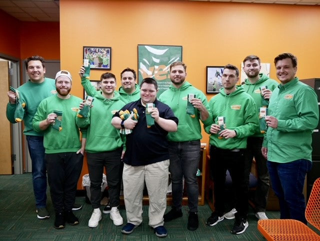 John’s Crazy Socks Delivers Custom Socks to College Hunks Hauling Junk and Moving