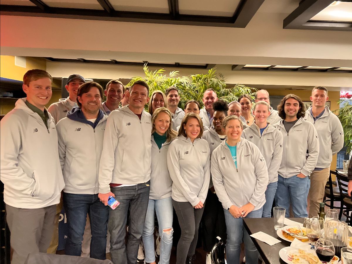 John and Mark X. Cronin Addressed the NYC Marathon Team for Hope Story