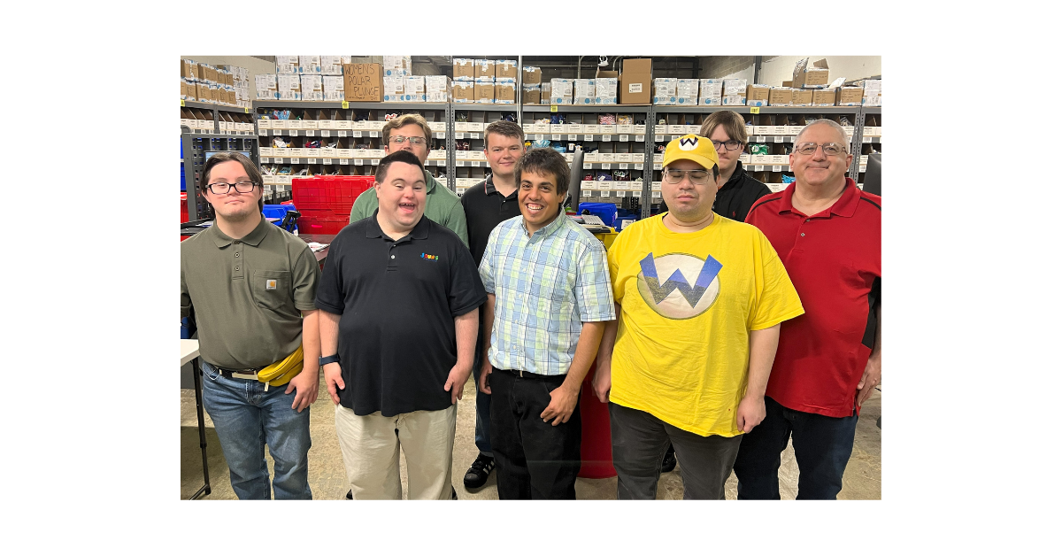 John Cronin with our JCs staff at the warehouse.