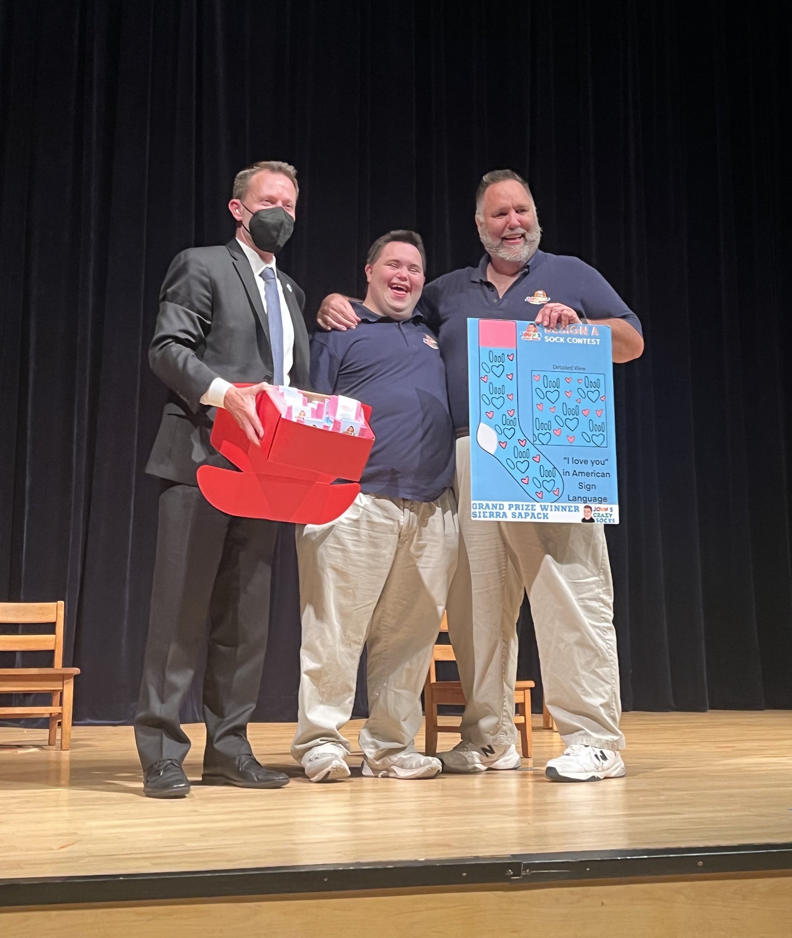 John's Crazy Socks Creates American Sign Language Socks that Say "I Love You"