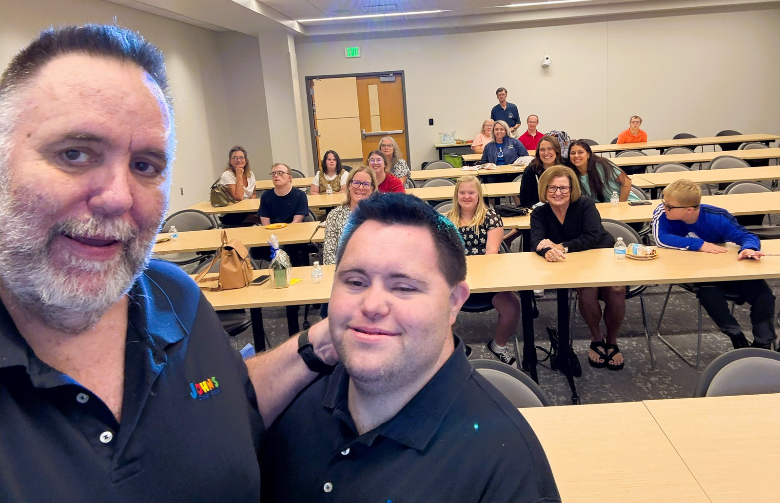 John's Crazy Socks Visits the Down Syndrome Association of Northeast Indiana