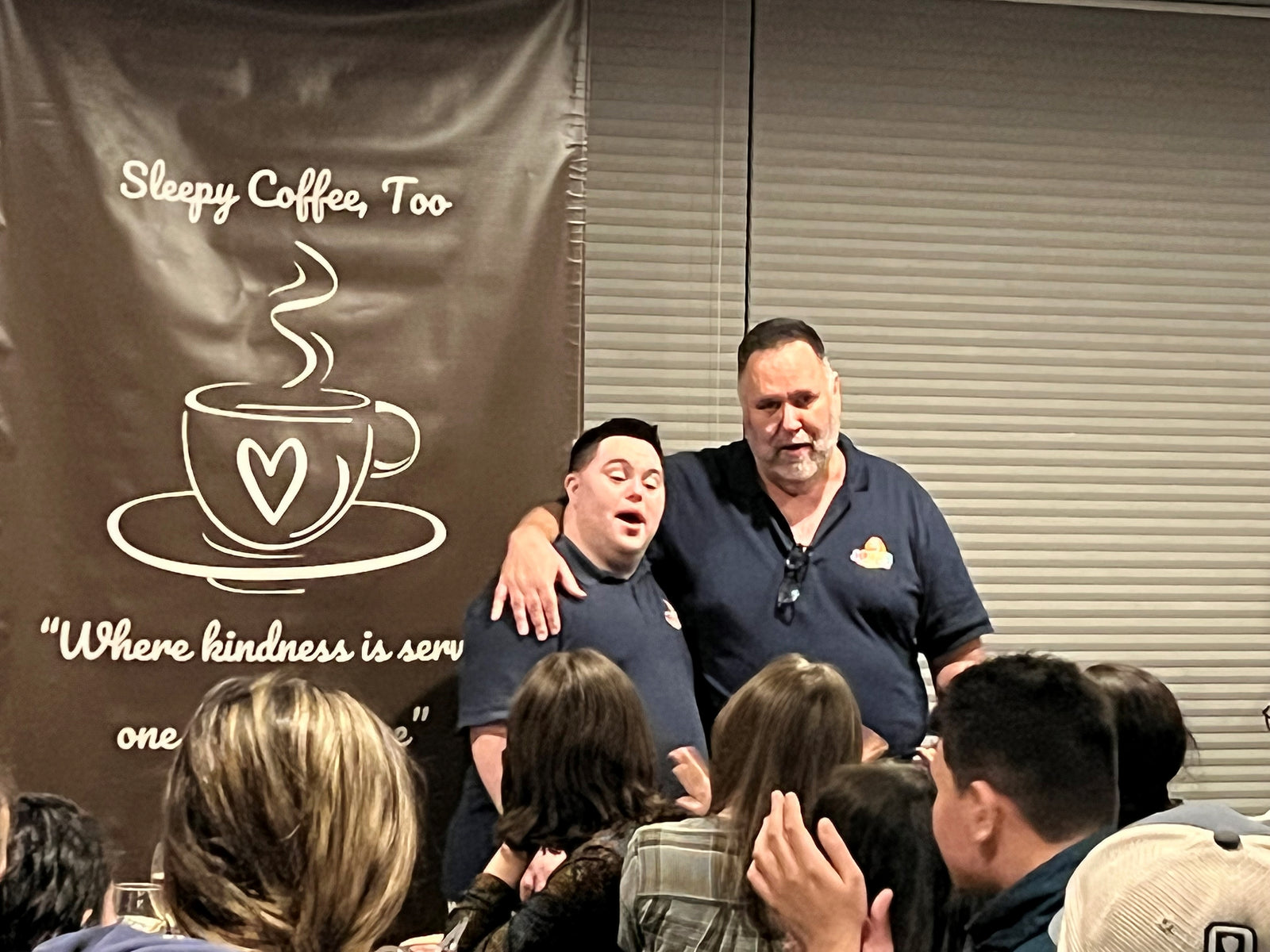 John’s Crazy Socks Supports the Sleepy Coffee Too Coffee Shop on World Down Syndrome Day