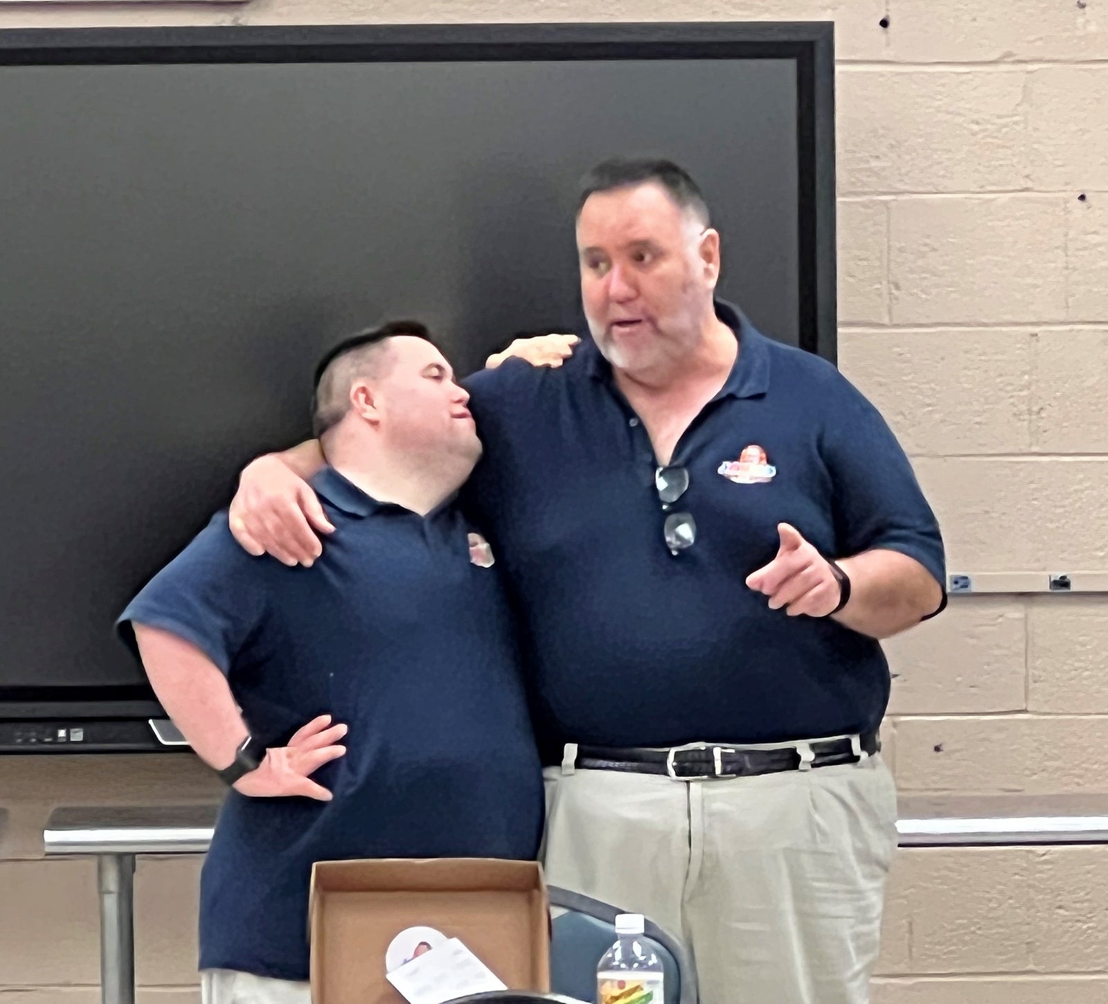 John and Mark of Johns Crazy Socks Speak to the Massapequa SEPTA