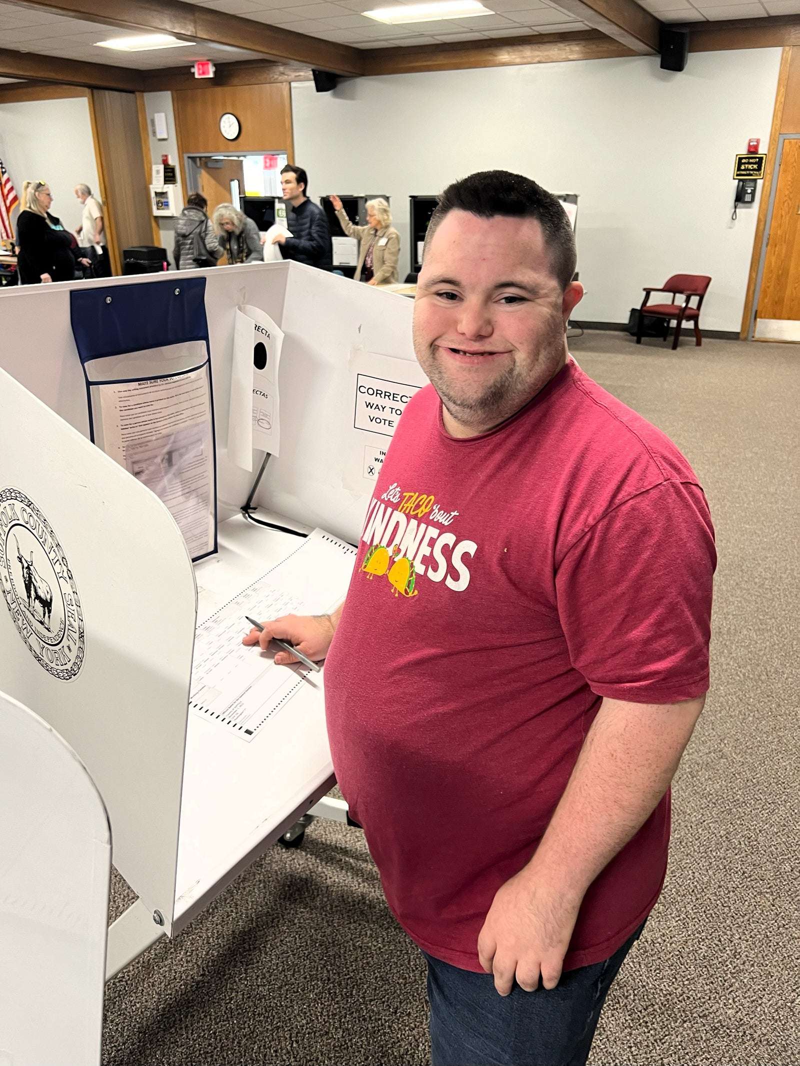 John Makes Sure He Votes in Every Election