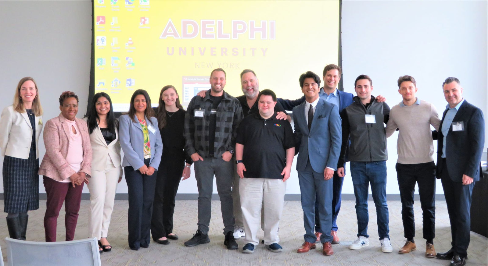 John and Mark Cronin of Johns Crazy Socks Return as Judges in Adelphi University Student Business Plan Competition