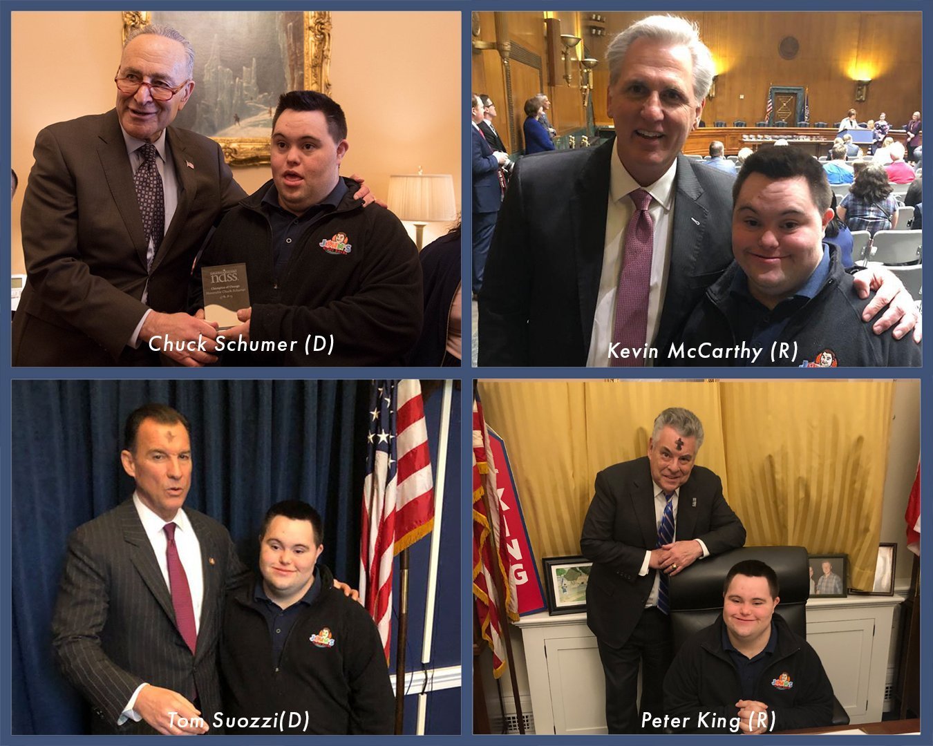 John Cronin of John’s Crazy Socks Goes to Washington to Advocate for the Rights of People with Differing Abilities