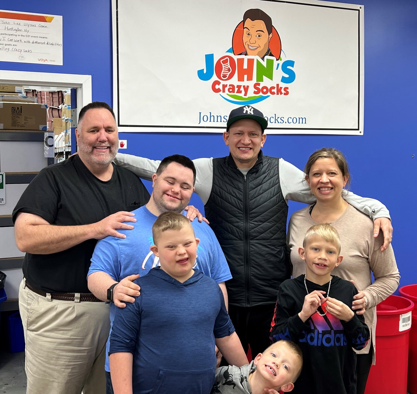 Rick Smith from Hope Story Visits John’s Crazy Socks