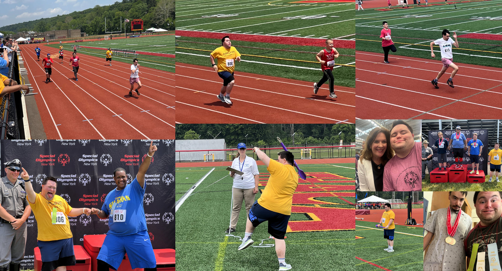 John and Andrew Compete at the NY Special Olympics 2023 Summer State Games