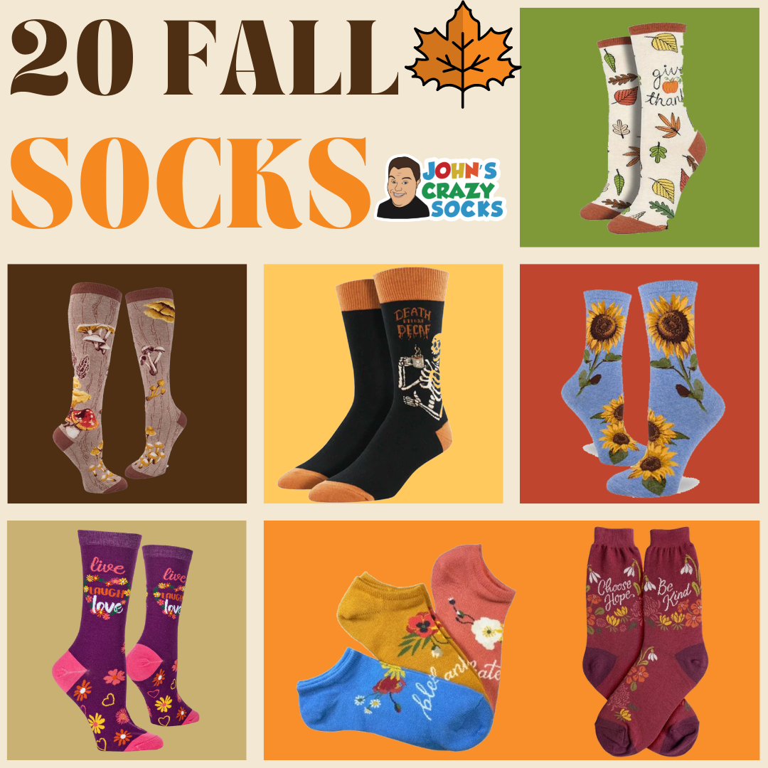20 Fall Crazy Socks | Autumn Sock Vibes