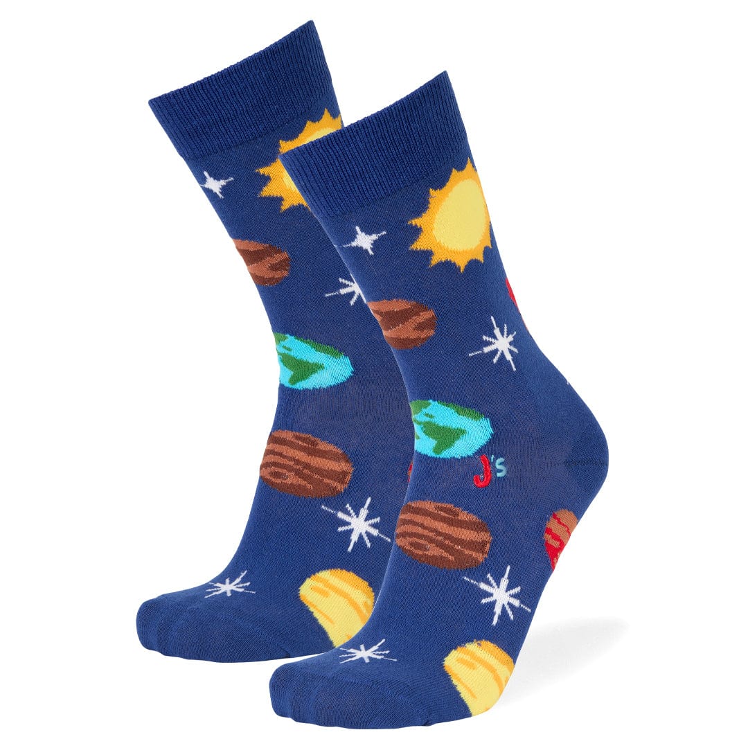 Solar System Crew Socks Blue / Medium