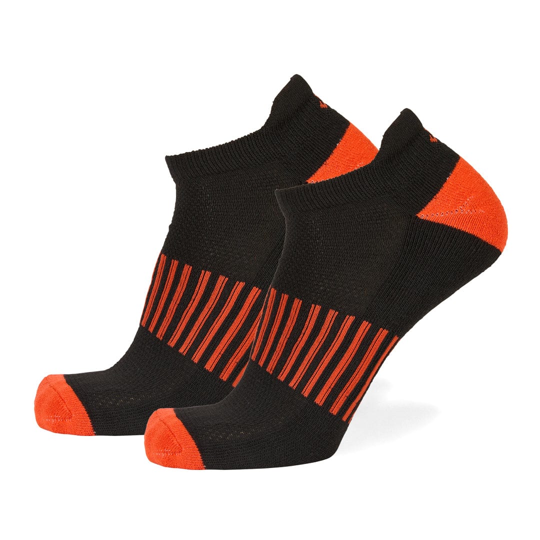 Athletic No Show 5 Pack - Black/Assorted