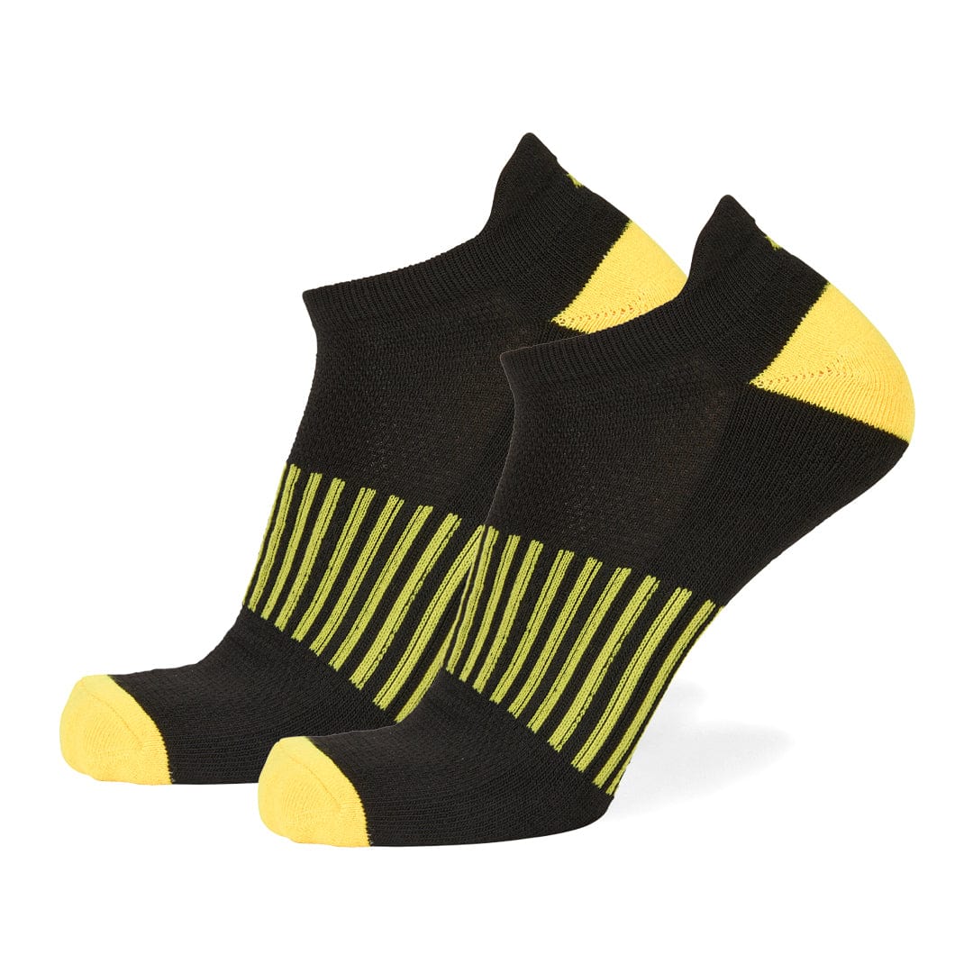 Athletic No Show 5 Pack - Black/Assorted