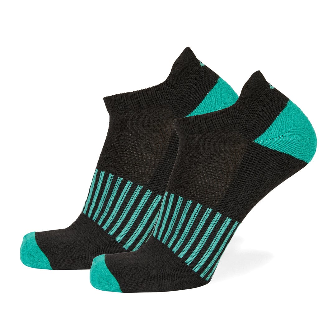 Athletic No Show 5 Pack - Black/Assorted