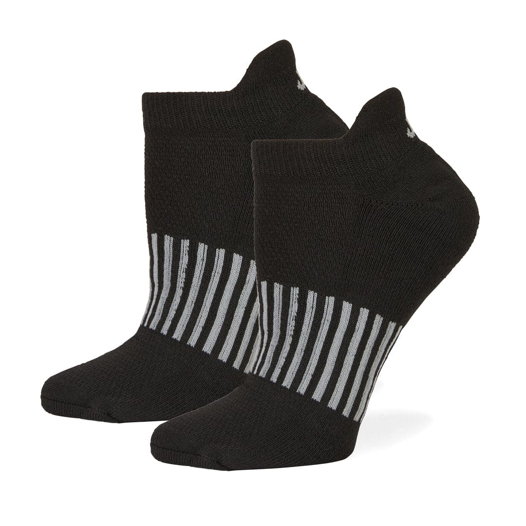 Athletic No Show 5 Pack - Black/White/Grey