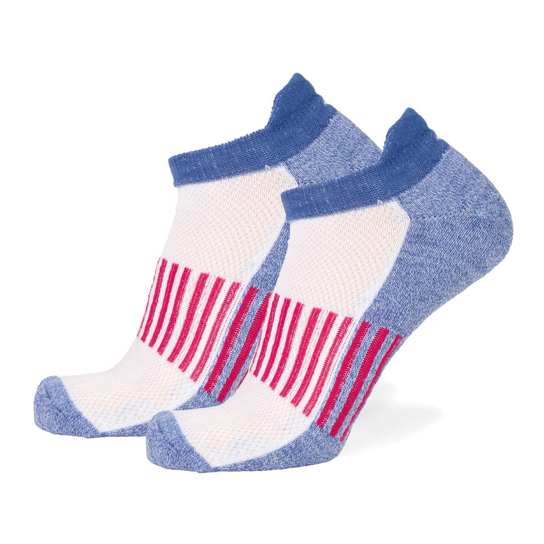 Athletic No Show 5 Pack - White/Assorted