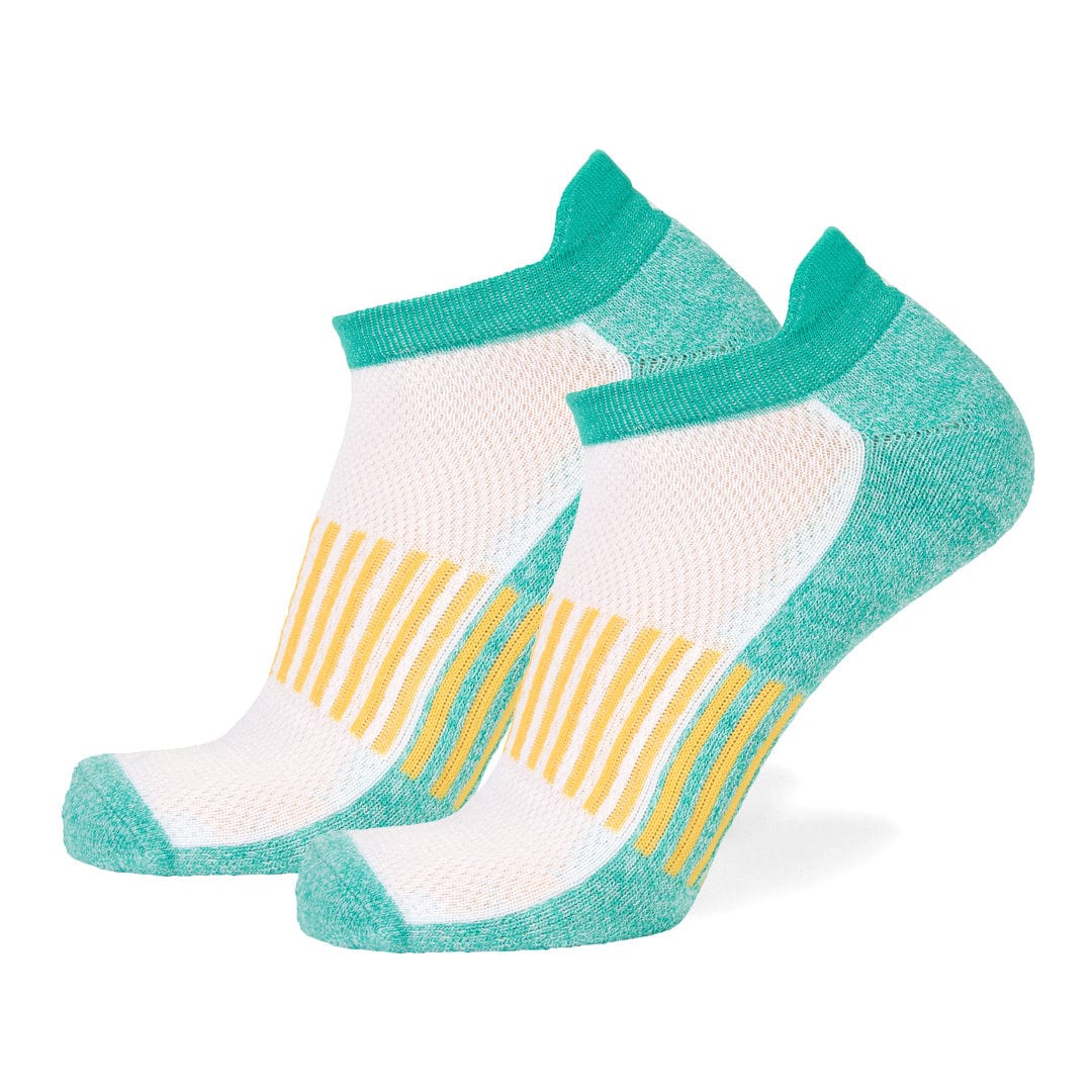 Athletic No Show 5 Pack - White/Assorted