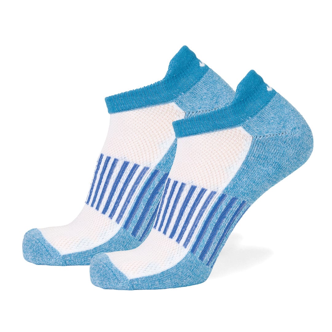 Athletic No Show 5 Pack - White/Assorted