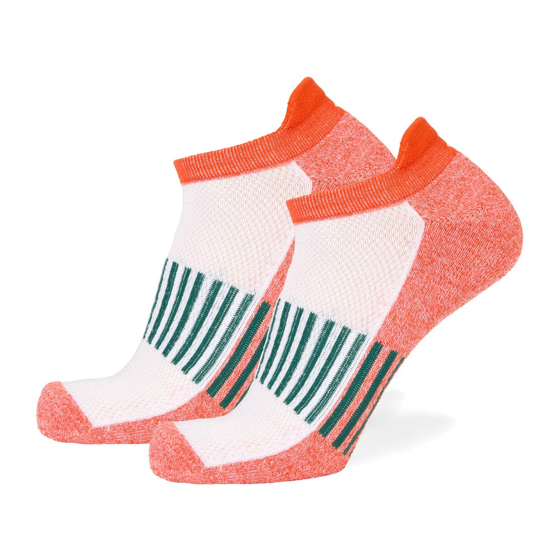 Athletic No Show 5 Pack - White/Assorted