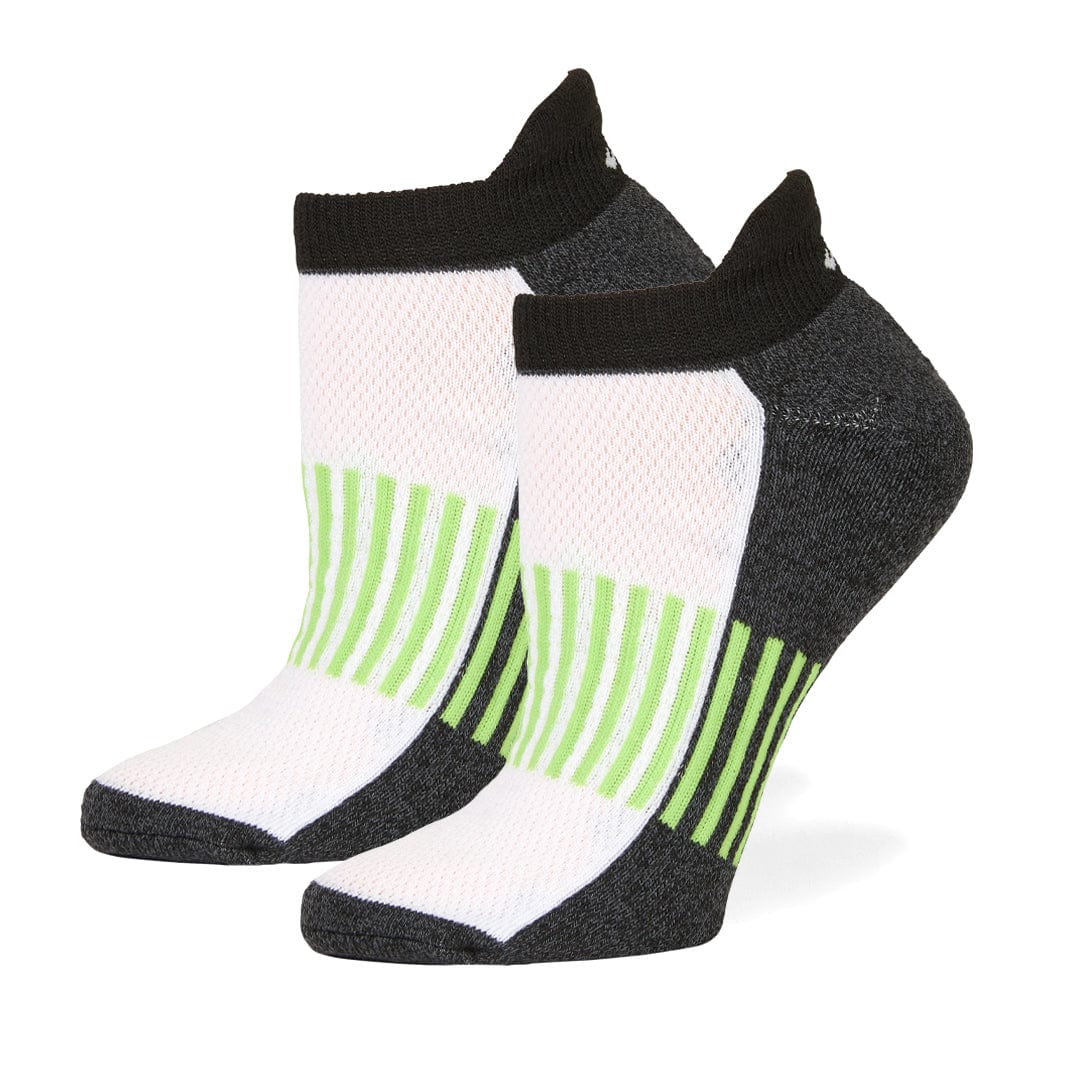 Athletic No Show 5 Pack - White/Assorted