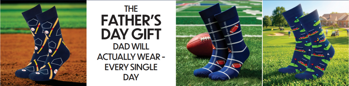John's Crazy Socks — the Father's Day gift Dad will actually wear, every single day