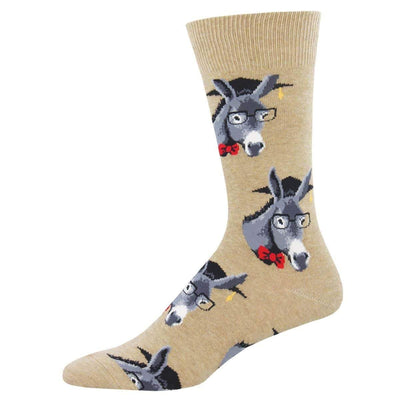 Smart Ass Men's King Size Crew Sock Tan / King