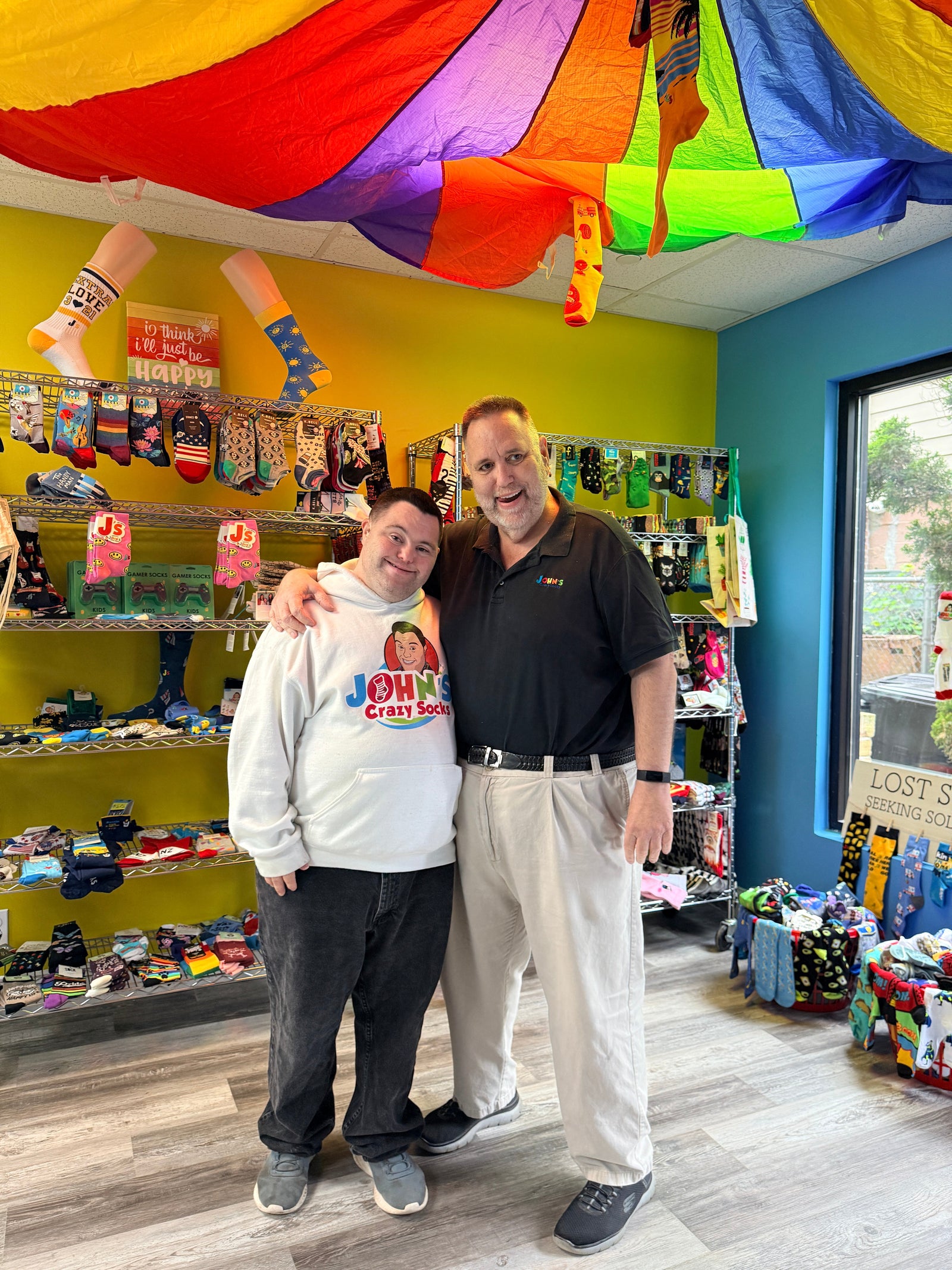John’s Crazy Socks Opens a Retail Store in Huntington Village, NY