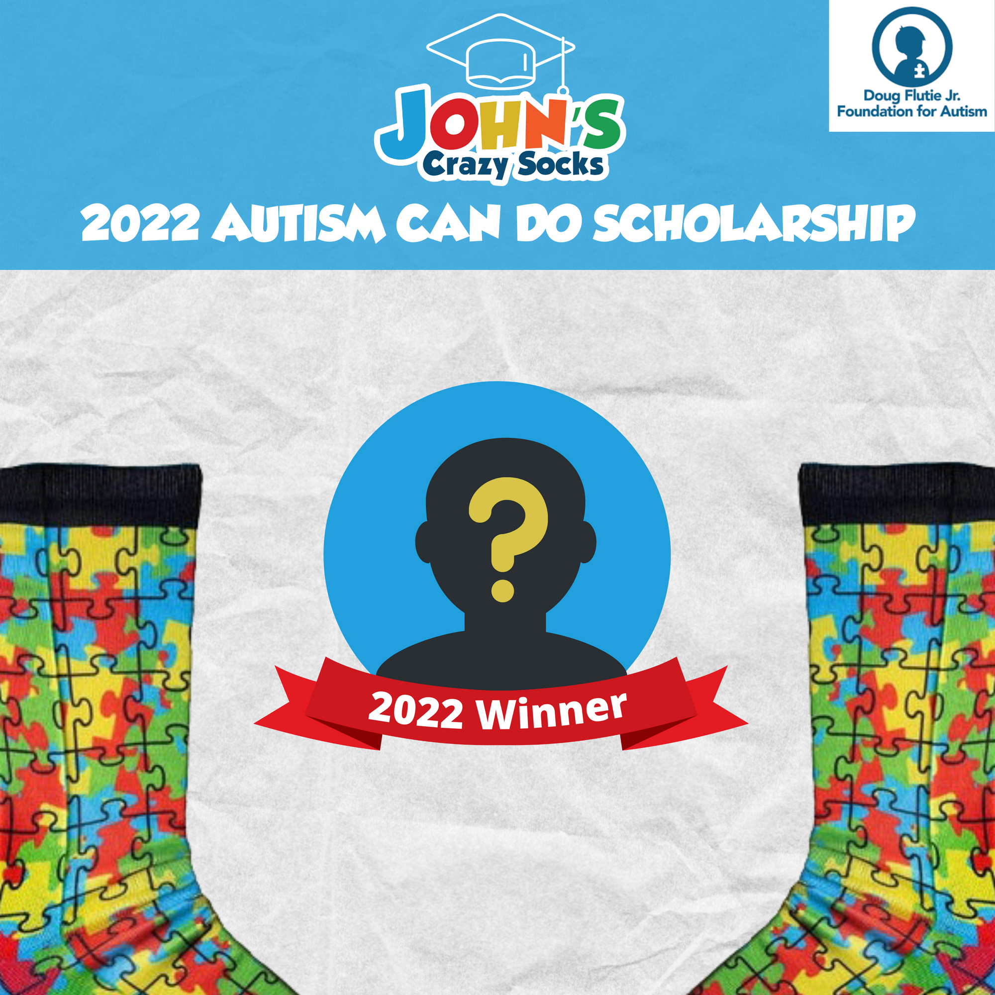 John's Crazy Socks Accepting Applications for the 2022 Autism Can Do Scholarship