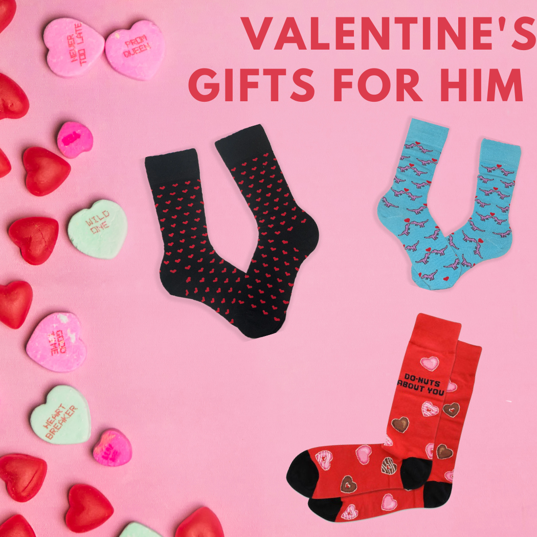 Valentine's Gifts For Him | Crazy Socks