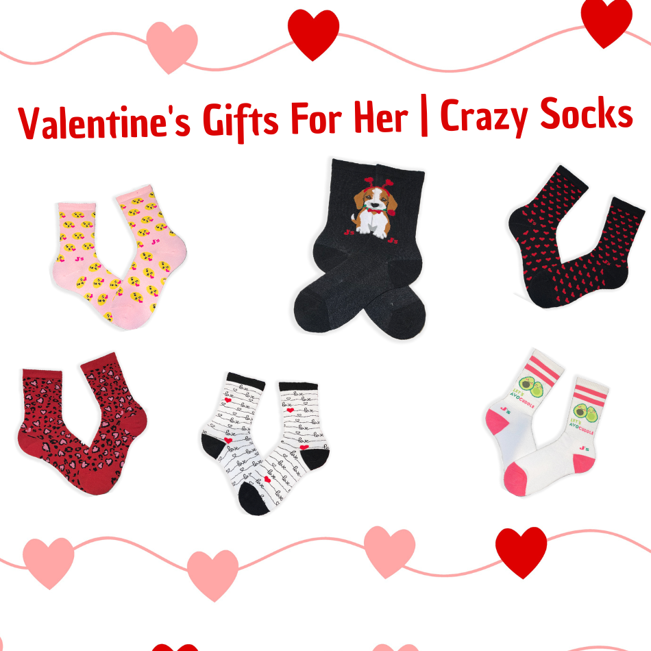 Valentine's Gifts For Her | Crazy Socks