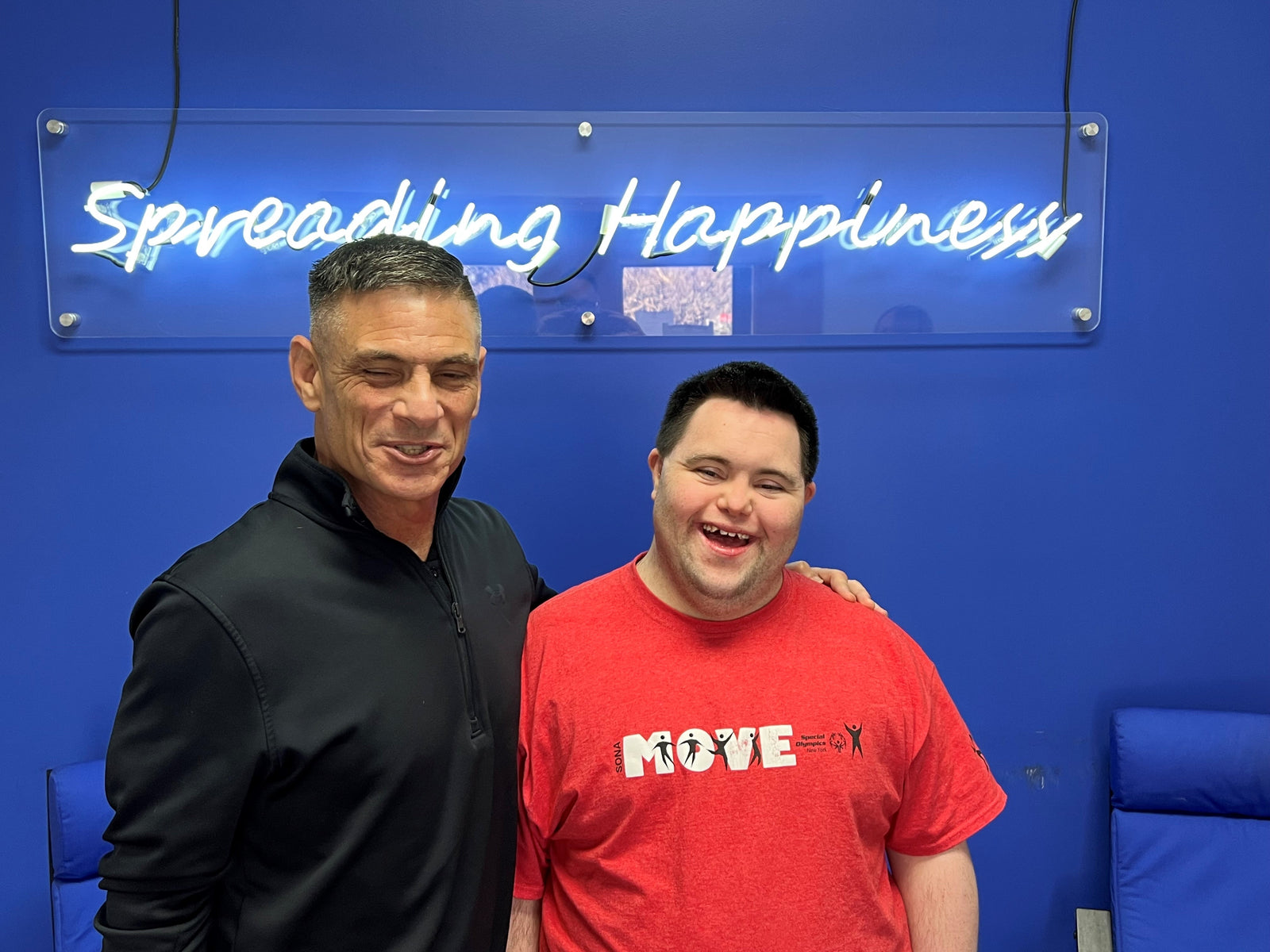 John’s Crazy Socks Hosted a Visit from Huntington Town Councilman Dr. Dave Bennardo