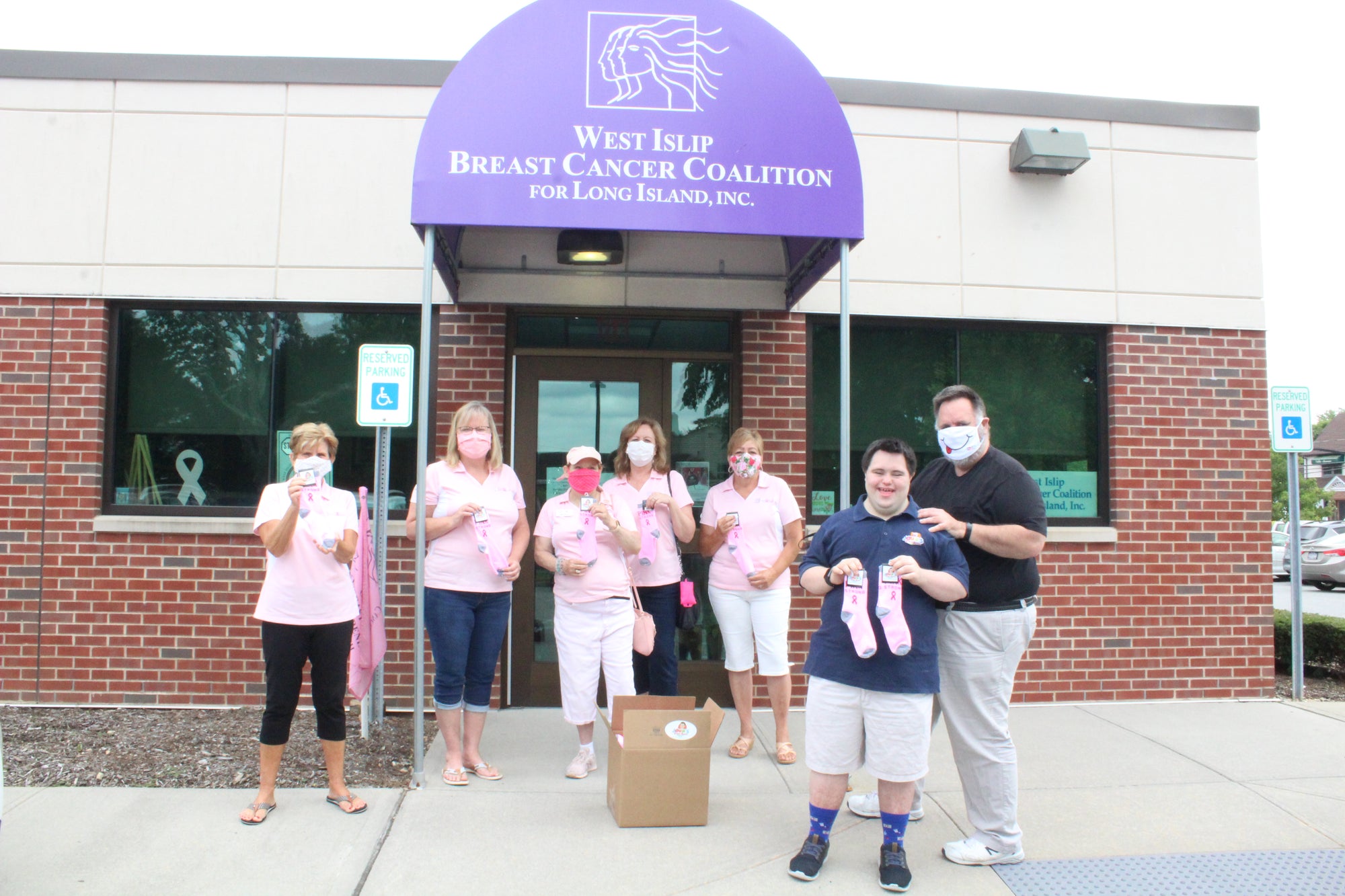 John’s Crazy Socks Donates Socks to the West Islip Breast Cancer Coalition