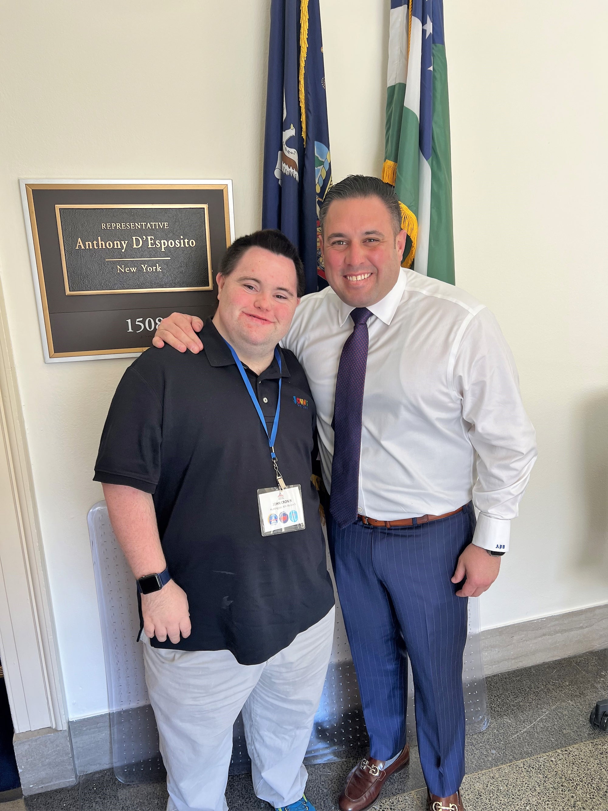John Cronin Meets with Congressman Anthony D’Esposito in Washington D.C.
