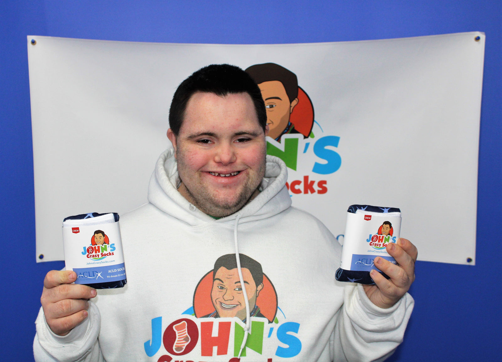 John’s Crazy Socks Introduces ACLD Fundraising Socks