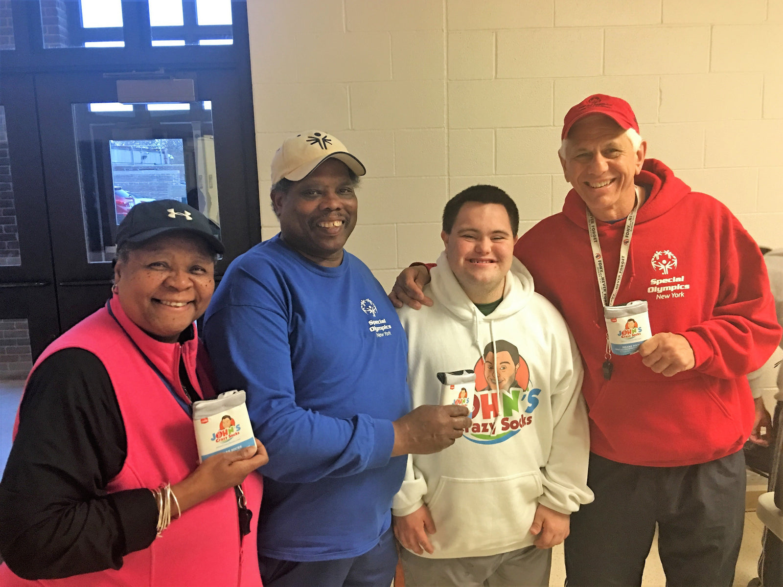 John’s Crazy Socks Introduces Sharks Socks as a Special Olympics Charity Sock