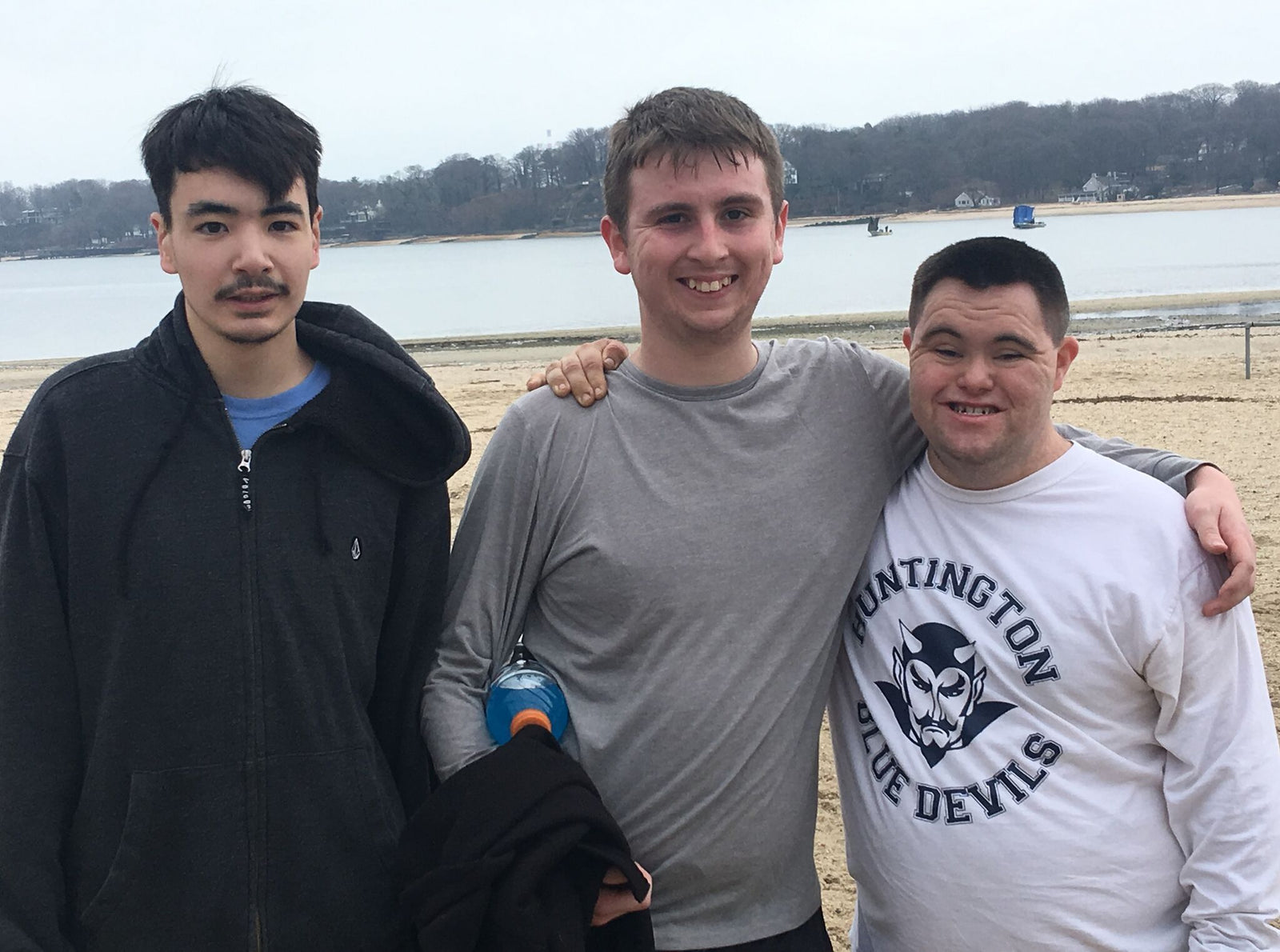 John, Andrew and Liam Return Home from the Special Olympics Winter Games In New York