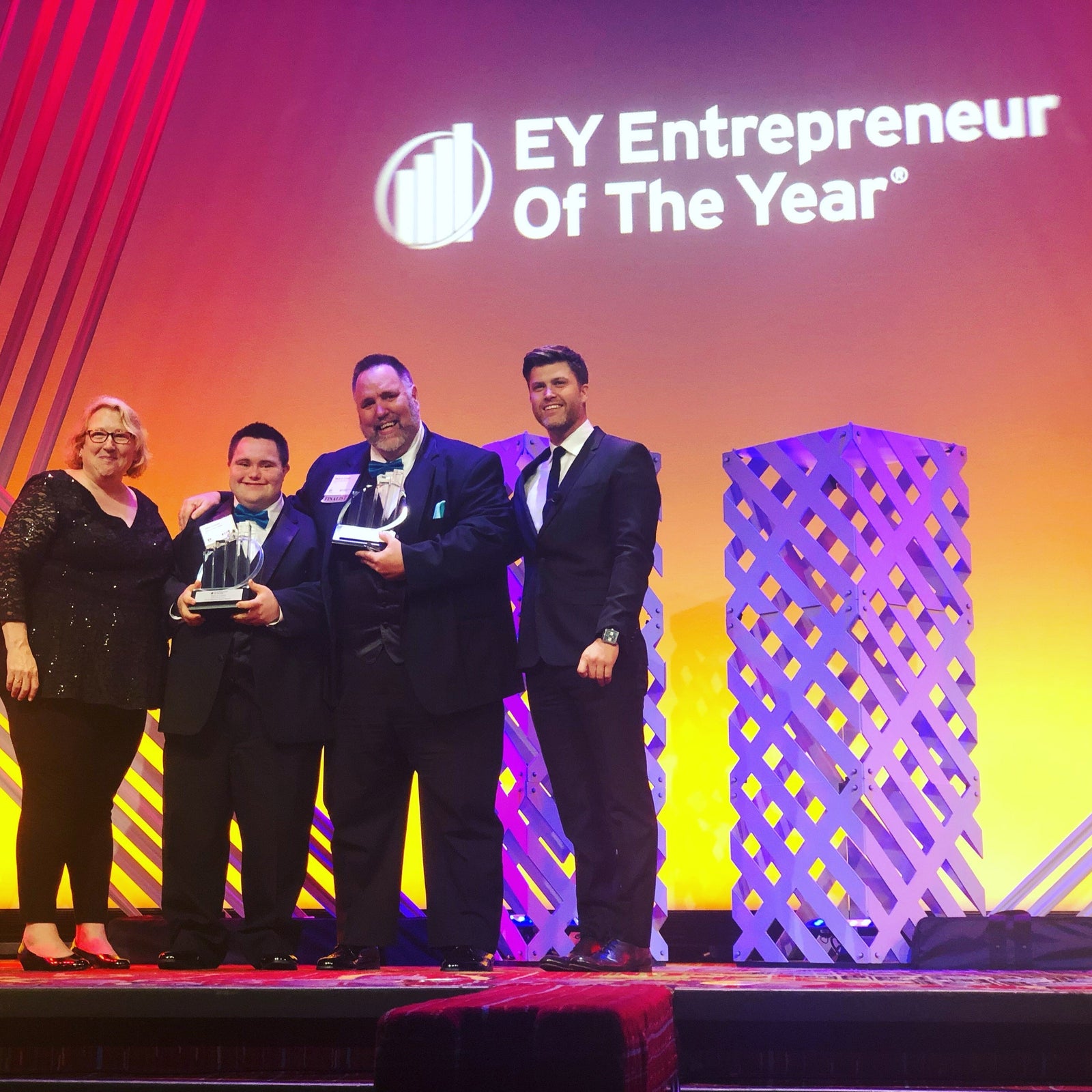 JOHN’S CRAZY SOCKS CO-FOUNDER JOHN CRONIN MAKES HISTORY AS FIRST PERSON WITH DOWN SYNDROME  TO WIN AN EY ENTREPRENEUR OF THE YEAR® 2019 NEW YORK AWARD
