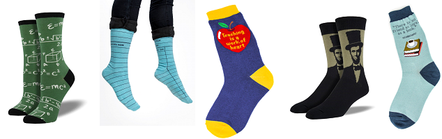 Teacher Appreciation Gifts: Socks for Teachers