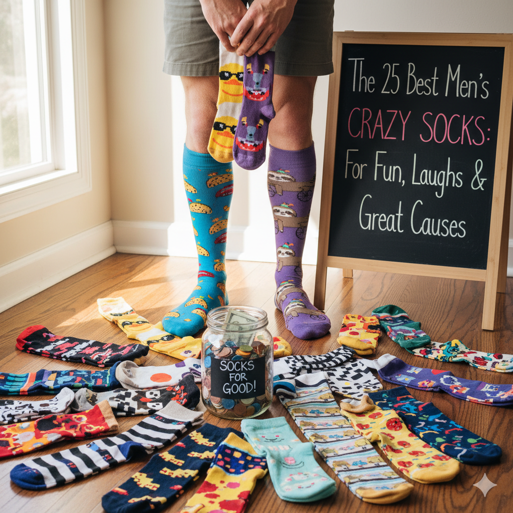 The 25 Best Men's Crazy Socks for Fun, Laughs, and Great Causes