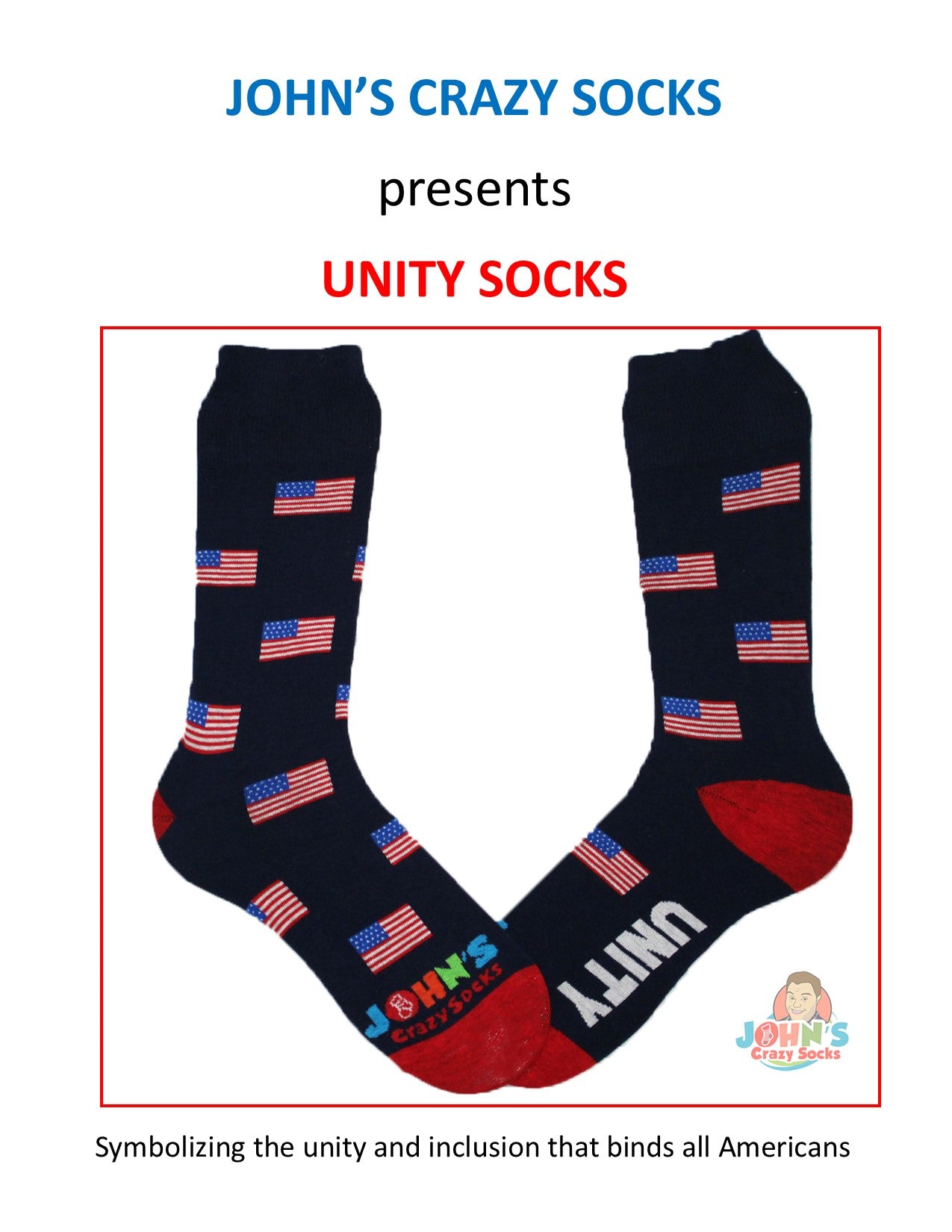 John Cronin Creates Unity Socks to Give to Members of Congress
