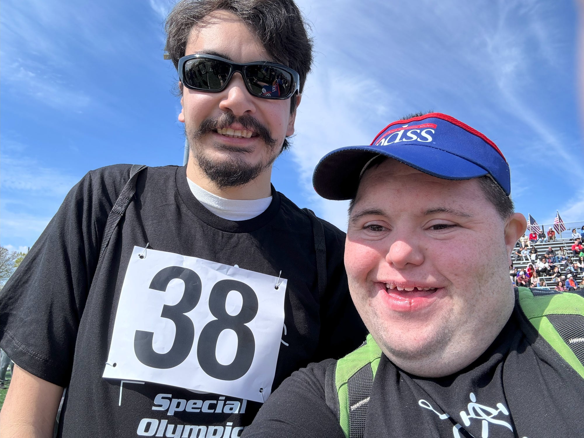 John from John’s Crazy Socks Competes in the Long Island Special Olympics Spring Games 2024