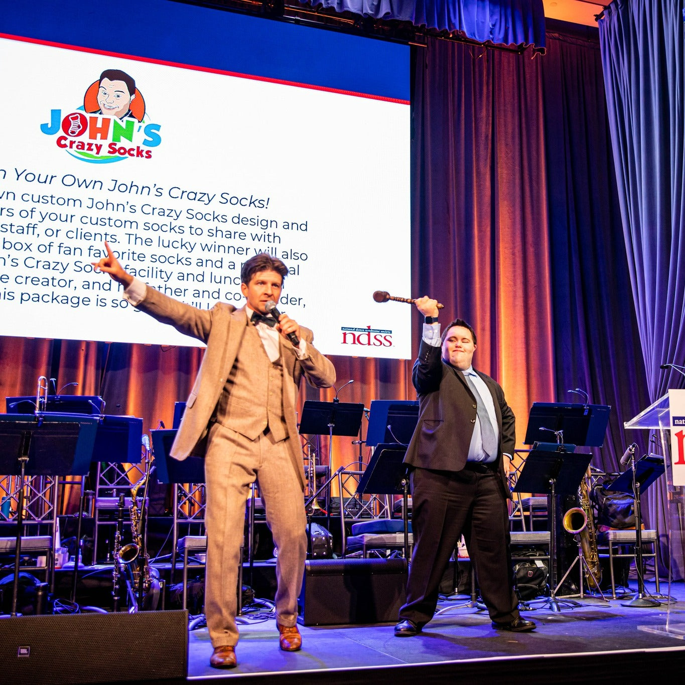 John’s Crazy Socks Celebrates at the National Down Syndrome Society (NDSS) Annual Gala