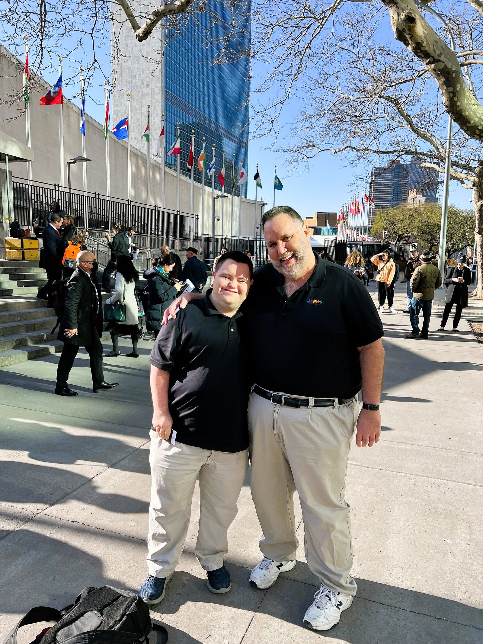 John and Mark Cronin, Founders of John’s Crazy Socks, Speak at the United Nations for World Down Syndrome Day