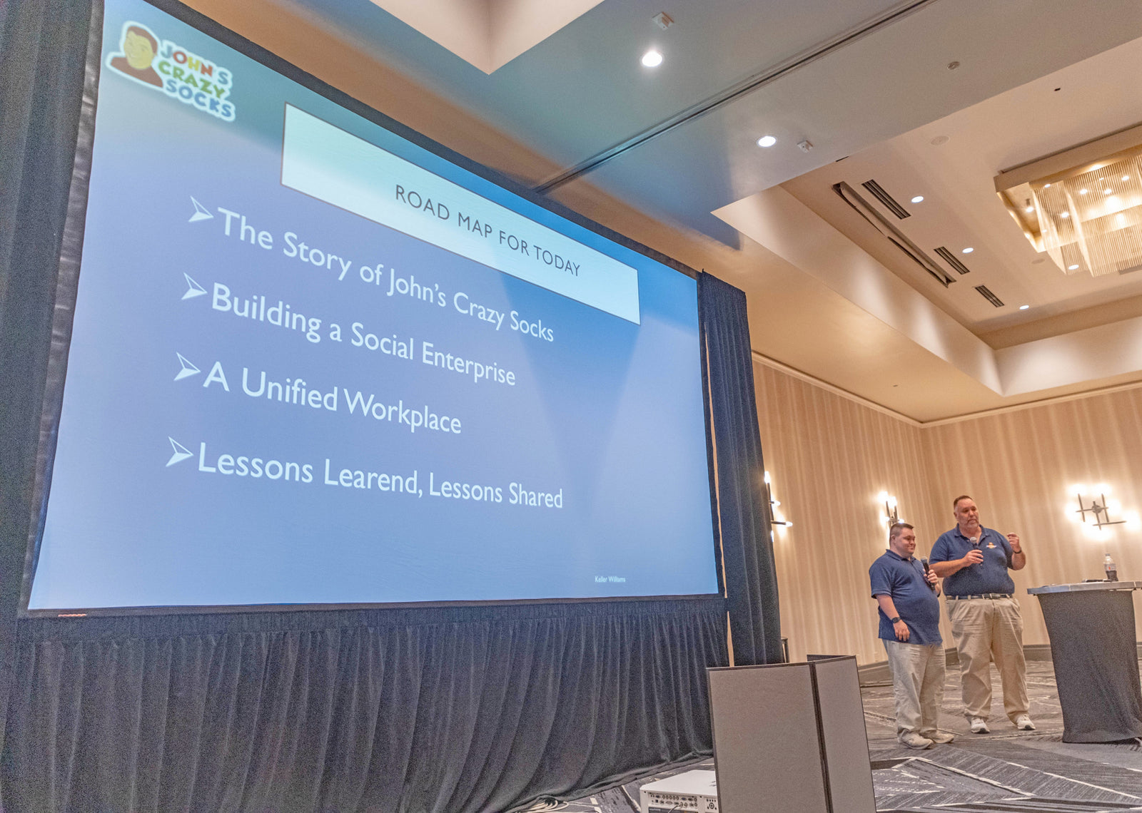 John and Mark of Johns Crazy Speak at Keller Williams Culture Conferences