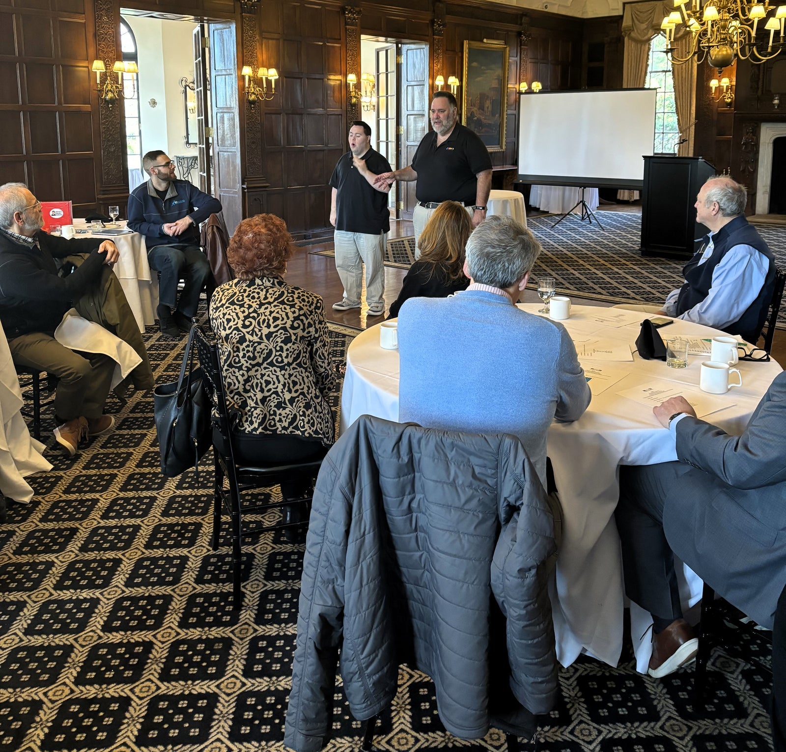 John and Mark X. Cronin Speak with Long Island Business Leaders